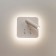 Sconces Citilux "Descart" CL704420, 13x13 cm, 2x3.6W, led, white color
