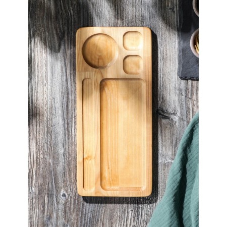ADELICA dish "Rolls and Sushi", 30 × 13 × 1.8 cm, an array of birch-2