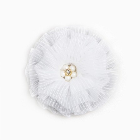 Outlet. Bant for hair on elastic band, white, 11 cm, Minnie Mouse-6