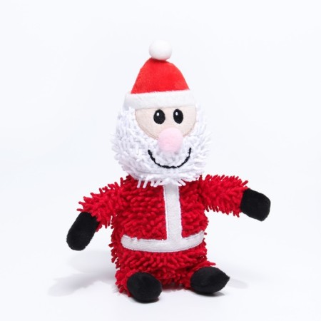 Soft toy for dogs "Santa Claus" with a squeak, 26 x 15 cm-6