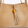 Bag Women's Tout on the valve, beige color