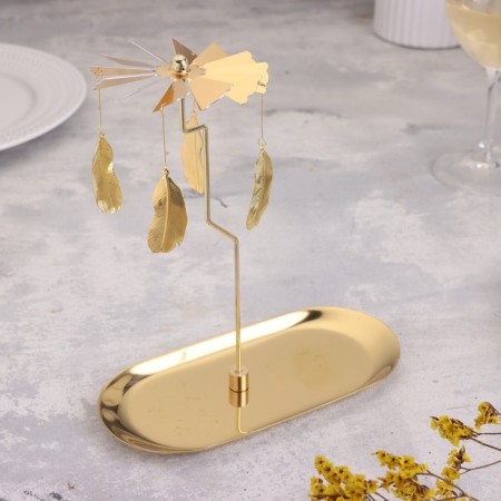 Carousel Carousel Curlery, Gold, Metal, 8.5 x 18 cm-1