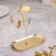 Carousel Carousel Curlery, Gold, Metal, 8.5 x 18 cm