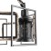 Chandelier "MADILAL" 5H27 black 65x65x28 cm