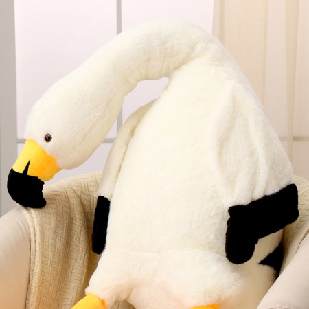 Soft toy "Flamingo", 190 cm, white color-6