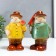 Souvenir Ceramics "Vorozhushki in cloaks - rainy day" Set 2 pcs 16x6.5x10 cm