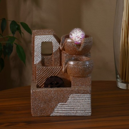 Fountain "Nicole" of the face, 13x20 cm (with backlight)-2