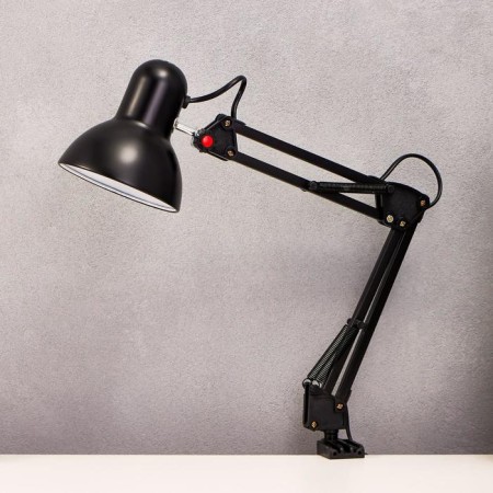 HELP lamp E27, on the clamp (220V) black, h = 55 (811) Risalux