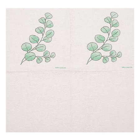 Salfets single -layer "eco" eucalyptus 24x24 cm, set of 50 pcs.-7
