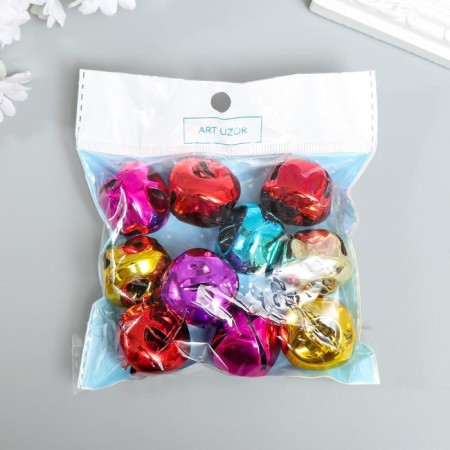 Set of decor for creativity Metal "Bolshells Bolshade" D = 3 cm set 10 pcs-4