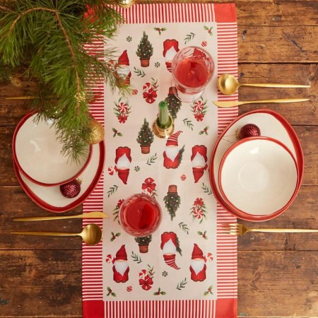 Path on the table New Year's Ethel Santa Claus 30x70 +/- 5 cm, 100% HL, sarzha 190 g/m2-2