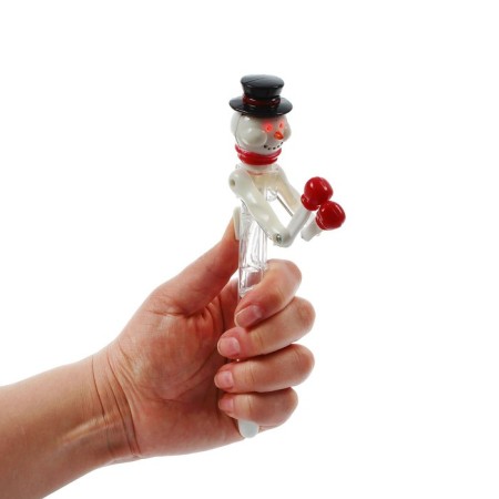 Funny pen "Snowman", light-1