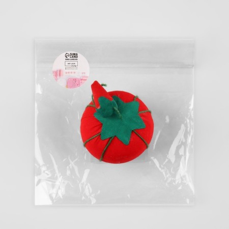 Needle "tomato", 5 × 4.5 cm, red/green color-3