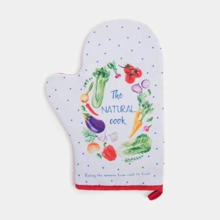 Kit for kitchen "Natural product": mittens-output 20x28 cm, severity 17x17 cm, 35% x/l, 65% p/e-1