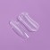 The upper forms for building in a container, d-bend, 120 pcs, the color is transparent