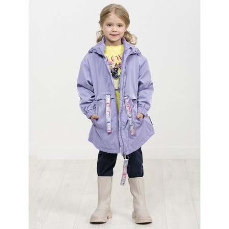 Плащ для девочек, рост 98 см, цвет лаванда