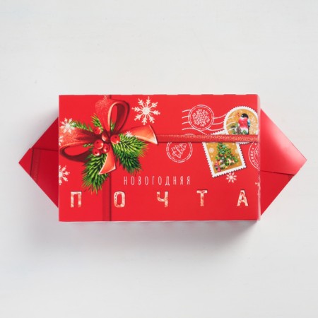 The prefabricated finfet box "New Year's Post", 14 x 22 x 8 cm, New Year-3