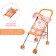 Summer stroller for dolls "Foxes", metal frame, table