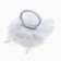 Outlet. Bant for hair on elastic band, white, 10.5 cm, Minnie Mouse