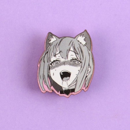 Wooden icon "Comic", anime, 2.9 x 3.3 cm-1