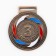 Prize medal 196, 3rd place, d = 5 cm, bronze