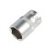 Head -sided tundra head, under a square 1/2, 17 mm, CRV