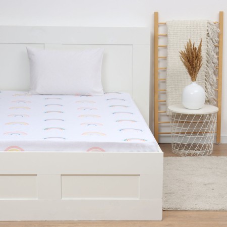 Ethel Pretty Rainbows 150x215 cm sheet, 100% cotton, calico