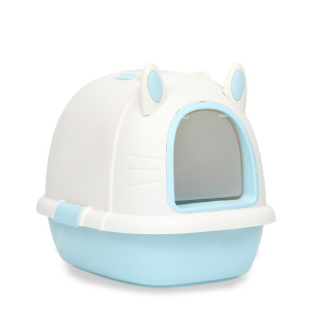 Domik toilet with a removable stand for a scoop, 50 x 40 x 41 cm, blue-1