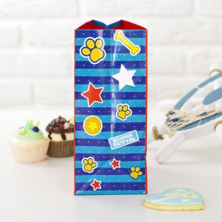 Gift package "Happy Birthday" 31x40x11 cm, packaging, puppy patrol-3