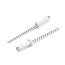 Rolls of the tundra krep, exhaust, aluminum-old, 3.2x8 mm, white, 50 pcs