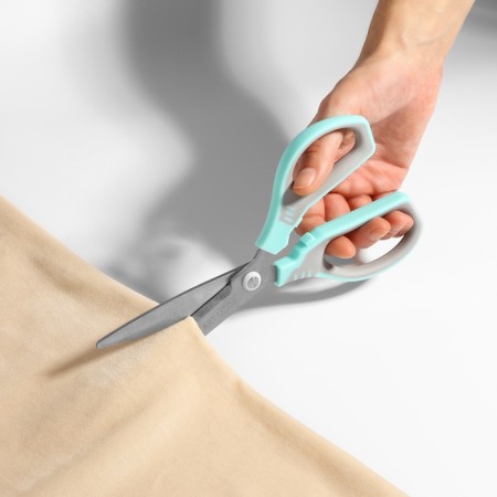Scissors are universal, mowed blade 8.5 ", 21 cm, color mix-4