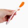 A set of heat -sensitive spoons for feeding, 16.5 cm., 2 pcs., Blue/orange color