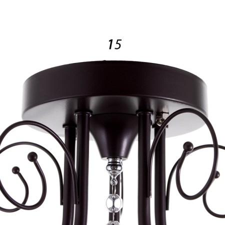Simona chandelier 5x40W E27 Chocolate 62x62x24 cm Bayerlux-5