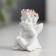 Polystone souvenir "Angel in a wreath of roses" 3.4x2.5x2.5 cm mix
