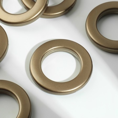Curtains, d = 3.4/5.5 cm, 10 pcs, bronze color
