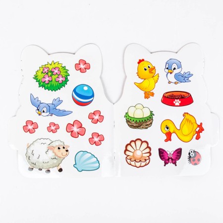 Coloring with stickers "kitten", 16 p.-2