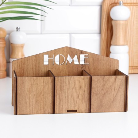 Wooden box for tea bags 12.4x22.9x8.2 cm, XDF-1