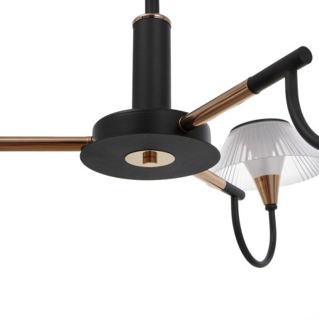 Chandelier 1695/3 LED 72W 3000-6000K black and gold 65x65x26.5 cm Bayerlux-6