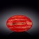 Oval dish Wilmax England Scratch, size 30x19.5x7 cm, red color