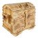 The robber is figured, natural pine (burnt, lacquered)
