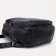 Women's backpack made of artificial leather with lightning, black color