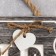 Decorative woods "Welcome with hearts" 15x46x1.5 cm