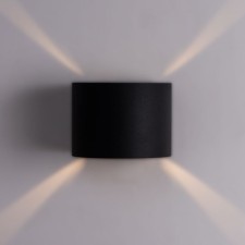 Фасадный светильник Arte Lamp Rullo A1415AL-1BK, LED, 6 Вт, 12х14х10 см, 500 Лм, чёрный