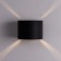 Facade lamp Arte Lamp Rullo A1415al-1BK, LED, 6 W, 12x14x10 cm, 500 lm, black
