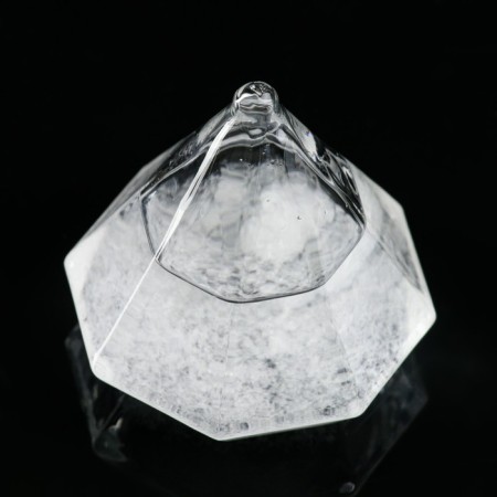 Barometer - Stormglass "Crystal" 8x10cm, white-1