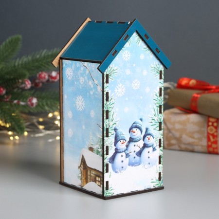New Year's tea house "Do not stop believing" 20x10.5x10 cm-1
