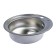 Kitchen sink "Vladiks", cut, with a siphon, d = 49 cm, stainless steel 0.6 mm