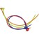 A set of ties for cooking from silicone, length 43 cm, 4 pcs