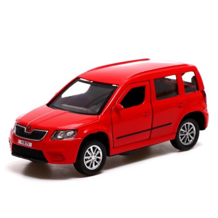Metal machine Hyundai Creta/Skoda Yeti, 12 cm, doors, baggage, inertia, mix-6