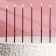 Candles in the cake "Holiday", 6 pcs, 14.5 cm, red with black